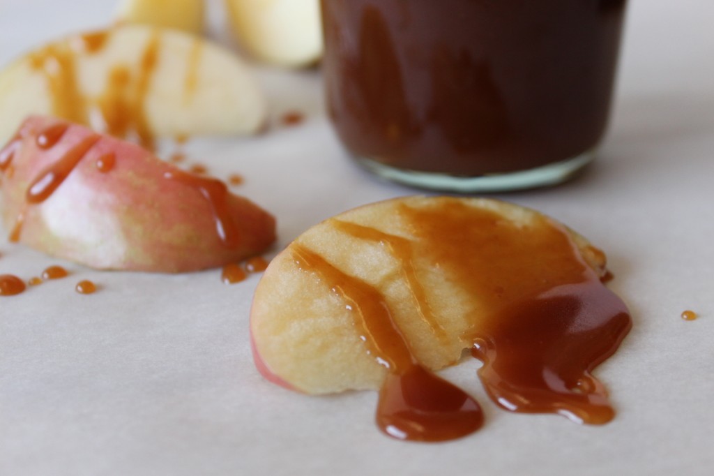 Salted Caramel Sauce with Apples
