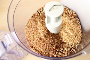 Sunflower, sesame and flax seed