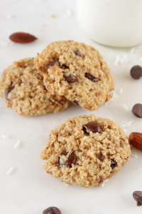 Almond Cookies with Coconut & Chocolate Chips