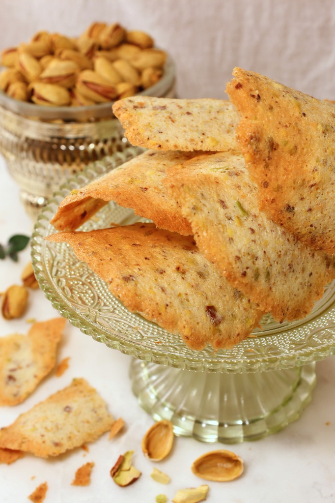 Almond Pistachio Tuiles