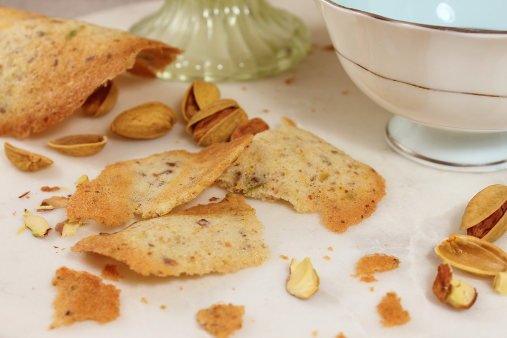 Almond Pistachio Tuiles