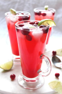 Cranberry Water with Lime