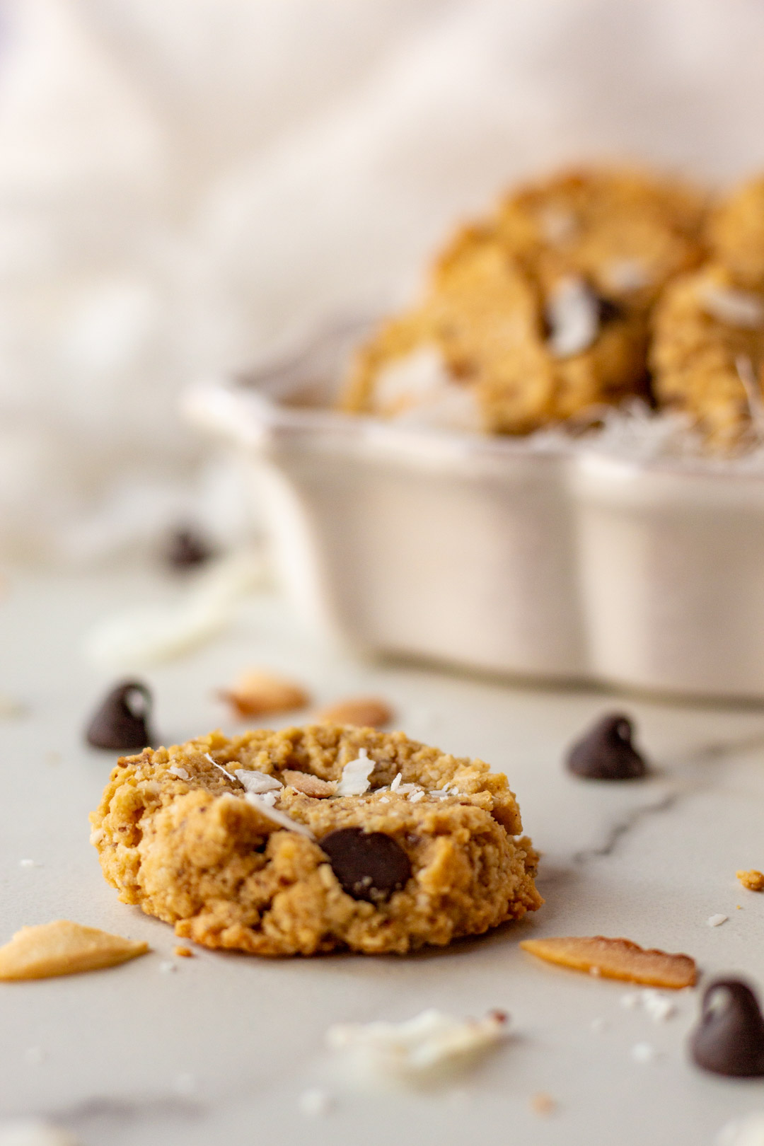 Almond Coconut Chocolate Chip Cookies