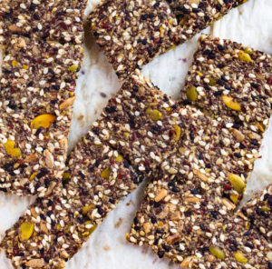 Super Healthy Multi-Seed Crackers